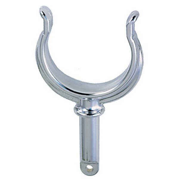 Perko 1262DP0CHR Chrome-Plated Ribbed Type Rowlock Horn-1/2" OD Shank x 1-3/4" Shank x 1-3/4" 1262DP0CHR